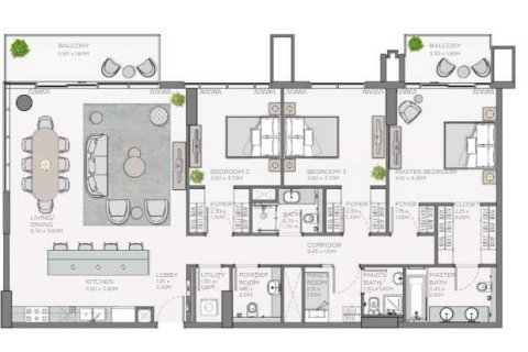 Apartment de 3 dormitorios  No. 108644 6