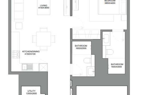 Квартира с 1 спальней  №108640 4