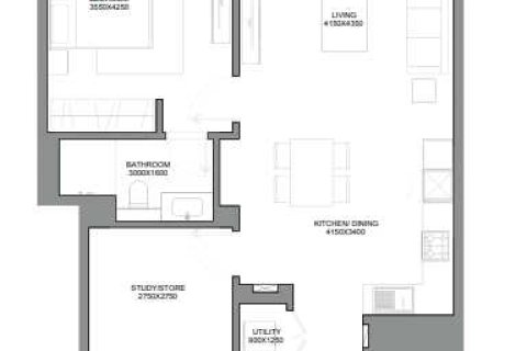 1 غرف نوم شقة  رقم 108641 5