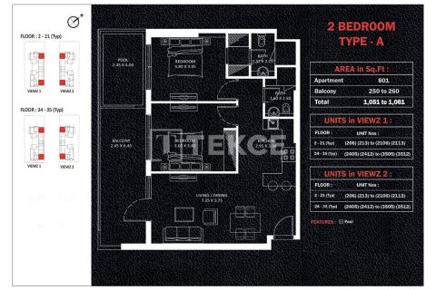 Квартира с 1 спальней в Джумейра Лейк Тауэрс, ОАЭ №140108 19