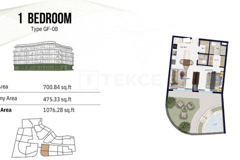2 غرف نوم شقة في دائرة قرية جميرا, الإمارات العربية المتحدة رقم 144112 25