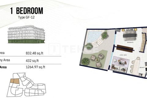 2 غرف نوم شقة في دائرة قرية جميرا, الإمارات العربية المتحدة رقم 144112 24