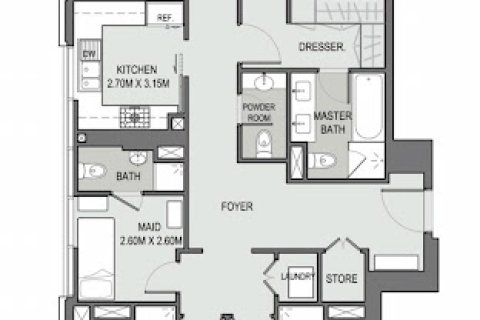 Appartement de 3 chambres à BELLEVUE TOWERS Dubai, UAE No. 97145 11