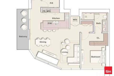 Appartement de 1 chambre à Business Bay, UAE No. 103397 10