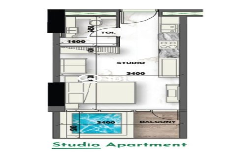 Apartamento tipo estudio Estudio en Dubai Residence Complex, UAE No. 209027 9