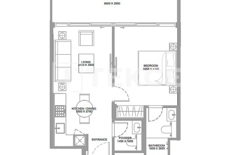 Appartement de 2 chambres  No. 127022 12