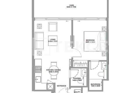 Appartement de 2 chambres  No. 127022 14