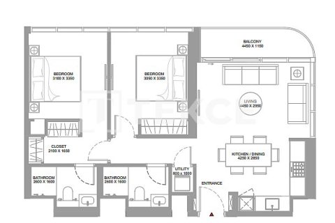 Appartement de 1 chambre  No. 127021 23