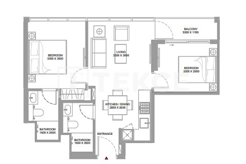 Appartement de 1 chambre  No. 127021 15