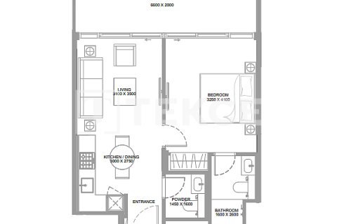 Appartement de 1 chambre  No. 127021 12