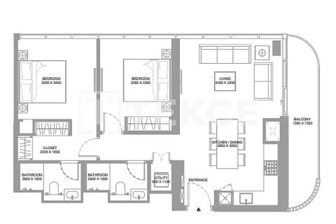 Appartement de 3 chambres  No. 127023 19