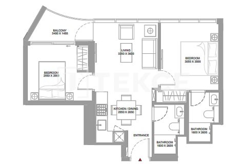 Appartement de 3 chambres  No. 127023 18