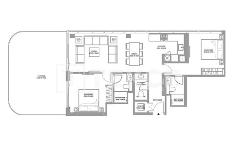 Appartement de 3 chambres  No. 127023 24