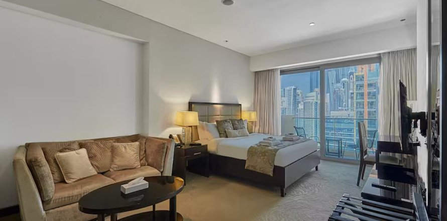 Квартира студия в Дубай Марина, ОАЭ №146374