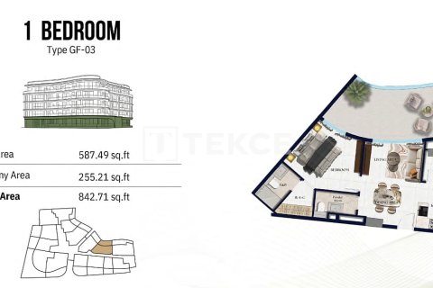 Apartment de 1 dormitorio en Jumeirah Village Circle, UAE No. 172243 28