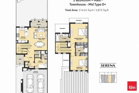 Townhouse de 2 chambres à Dubai, UAE No. 163721 3