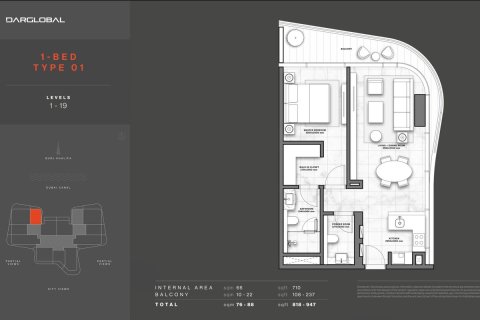1 bedroom Apartment in Business Bay, UAE No. 143655 10