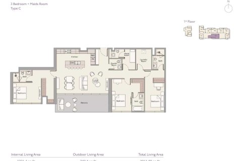 3 غرف نوم شقة  رقم 109153 5