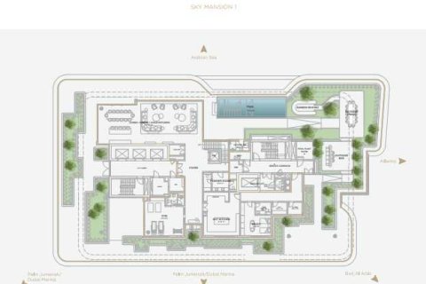 Пентхаус с 4 спальнями в SERENIA LIVING,  №108935 7