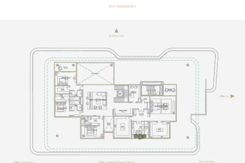 Пентхаус с 4 спальнями в SERENIA LIVING,  №108935 8