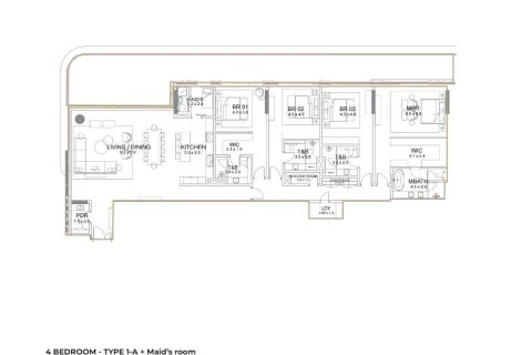 Appartement de 4 chambres à SERENIA LIVING  No. 108932 4