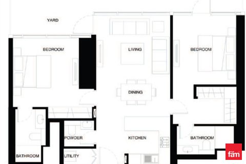 Appartement de 2 chambres  No. 109544 5