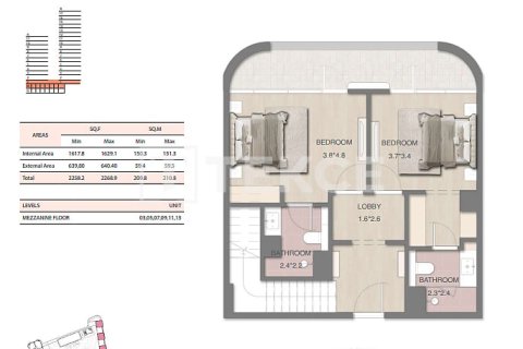 Appartement de 1 chambre à Ras Al Khaimah, UAE No. 168389 3