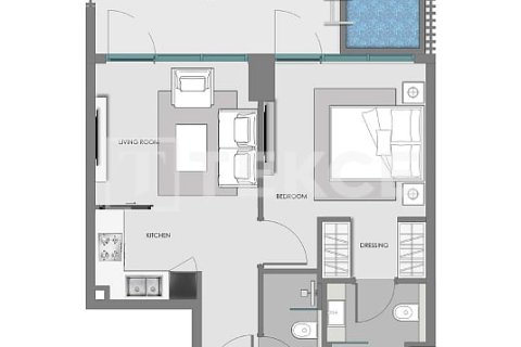 Квартира с 2 спальнями  №126311 8