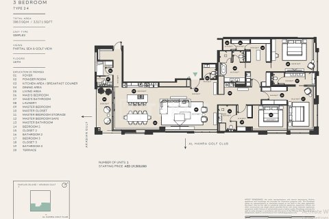 Apartment de 3 dormitorios en Ras Al Khaimah, UAE No. 169129 30