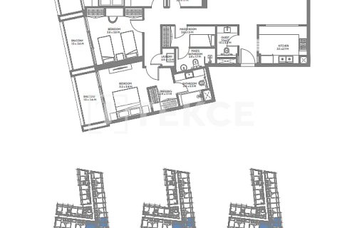 Appartement de 2 chambres à Muwaileh, UAE No. 169130 13