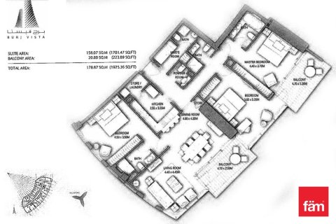 Apartment de 3 dormitorios en Downtown Dubai (Downtown Burj Dubai), UAE No. 145554 16