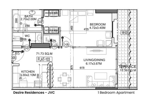 1 bedroom Apartment in Jumeirah Village Circle, UAE No. 172040 16