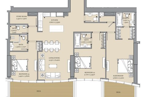 Appartement de 3 chambres à Downtown Dubai (Downtown Burj Dubai), UAE No. 100936 11