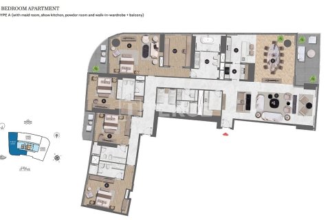 6 bedrooms Apartment in Dubai Marina, UAE No. 207657 30