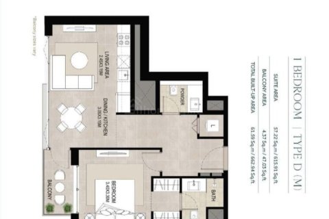 1 bedroom Apartment in Town Square, UAE No. 170647 14