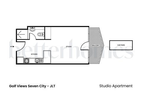 Studio Apartment in Jumeirah Lake Towers, UAE No. 195024 3
