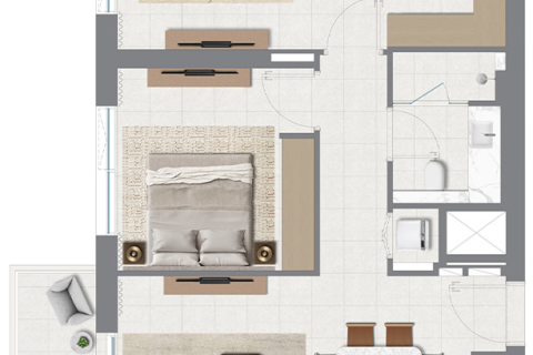 Appartement de 1 chambre à EMAAR South, UAE No. 170429 13