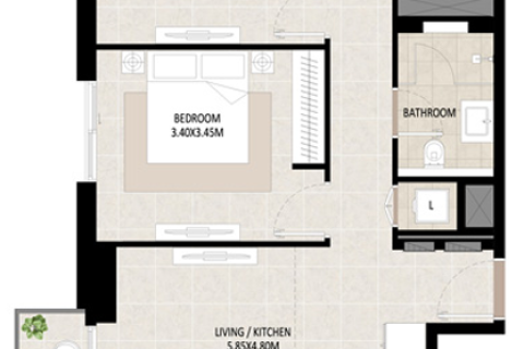 1 bedroom Apartment in Town Square, UAE No. 170428 10