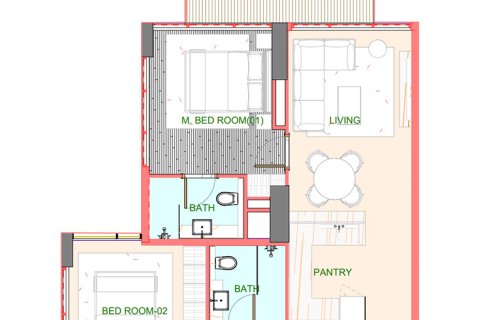 Studio Apartment in Al Marjan Island, UAE No. 170427 31