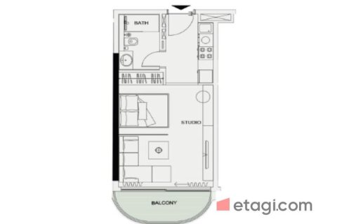 Apartment de 37.5m² en Arjan, UAE No. 80176 3