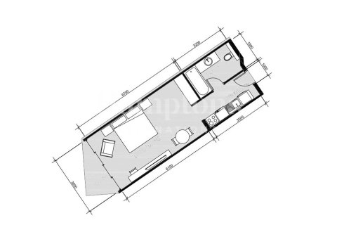 استوديو شقة في Marasi Business Bay, الإمارات العربية المتحدة رقم 136000