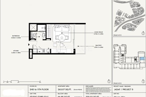 Studio Apartment in Dubai, UAE No. 172282 20