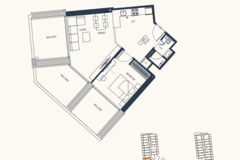 استوديو شقة في Binghatti Elite Dubai Production City (IMPZ), الإمارات العربية المتحدة رقم 173137 21