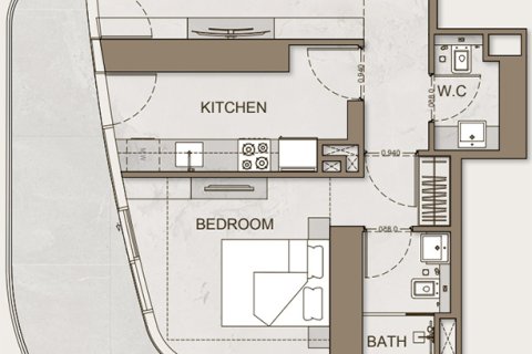 1 bedroom Apartment in Business Bay, UAE No. 173134 8