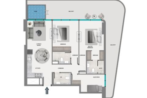 Studio Apartment in Samana Resorts Dubai Production City (IMPZ), UAE No. 173139 23