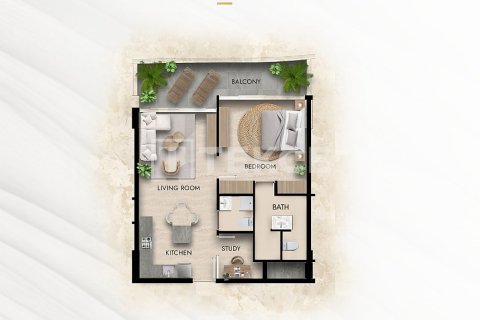 Квартира студия в Arjan, ОАЭ №172252 25