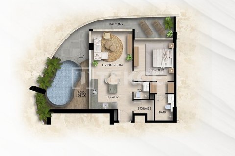 Квартира студия в Arjan, ОАЭ №172252 23