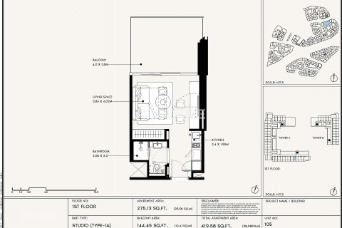Studio Apartment in Dubai, UAE No. 172251 18