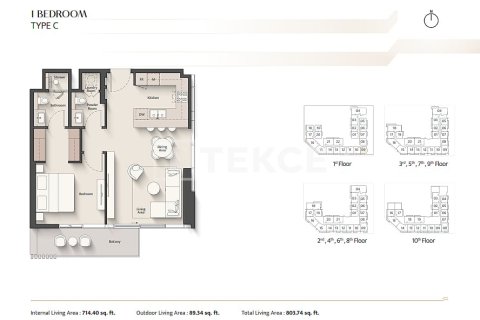 2 bedrooms Apartment in Meydan, UAE No. 188241 25