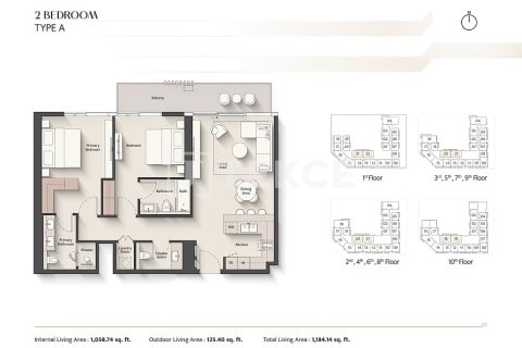 2 bedrooms Apartment in Meydan, UAE No. 188241 23